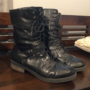 Black Combat Boots